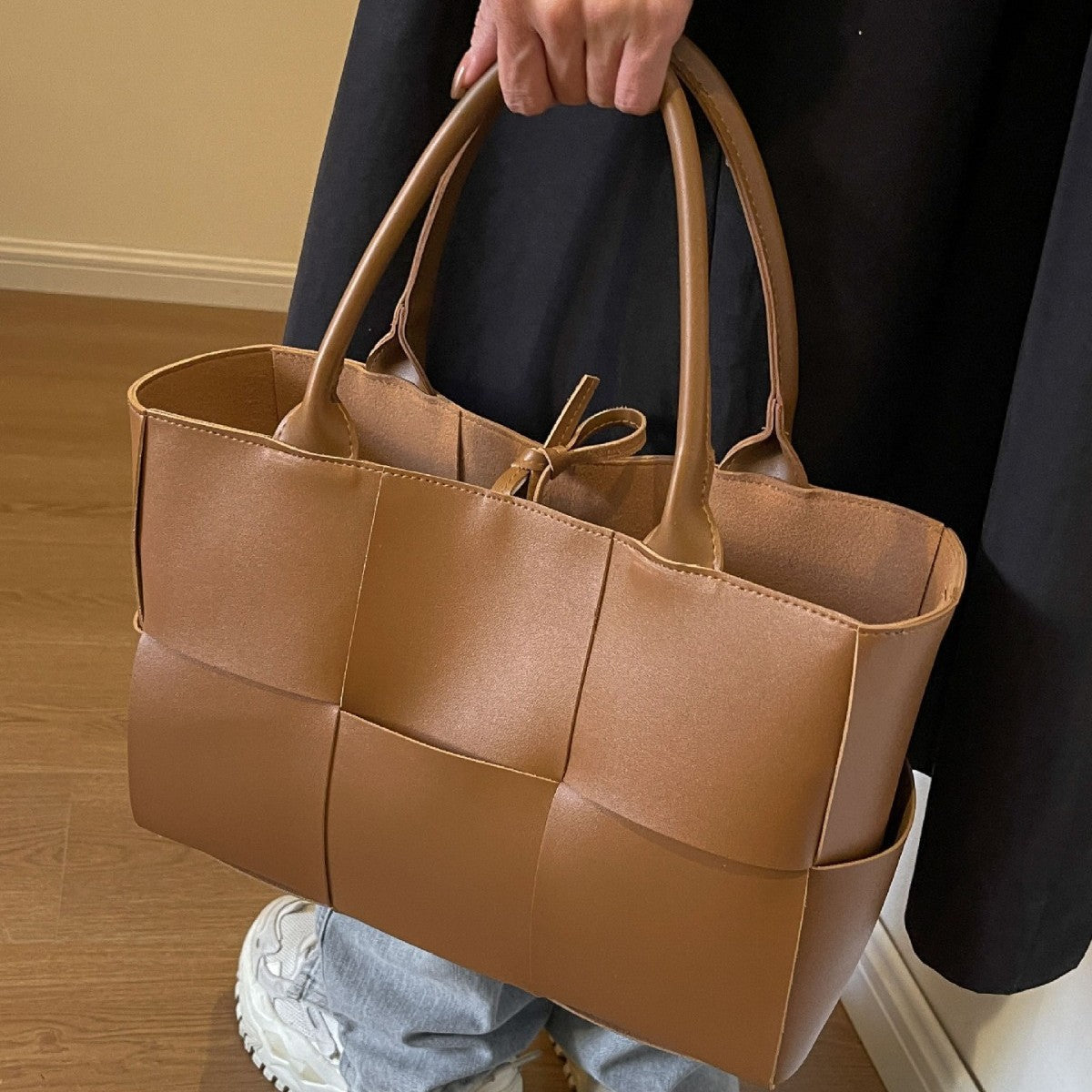 Cross Block Shoulder Bag